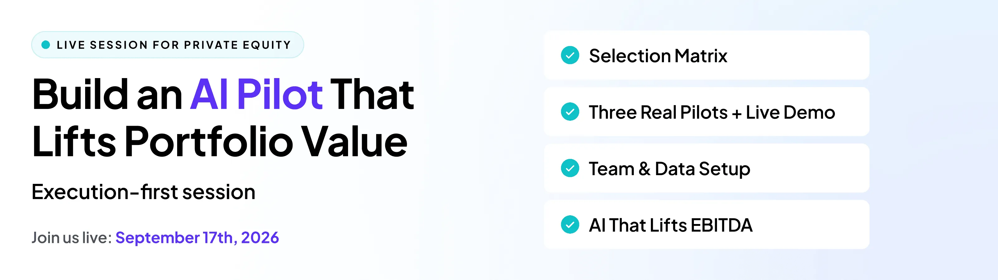 Your First AI Pilot: Pick, Build, and Scale Automation That Lifts Portfolio Value banner 2